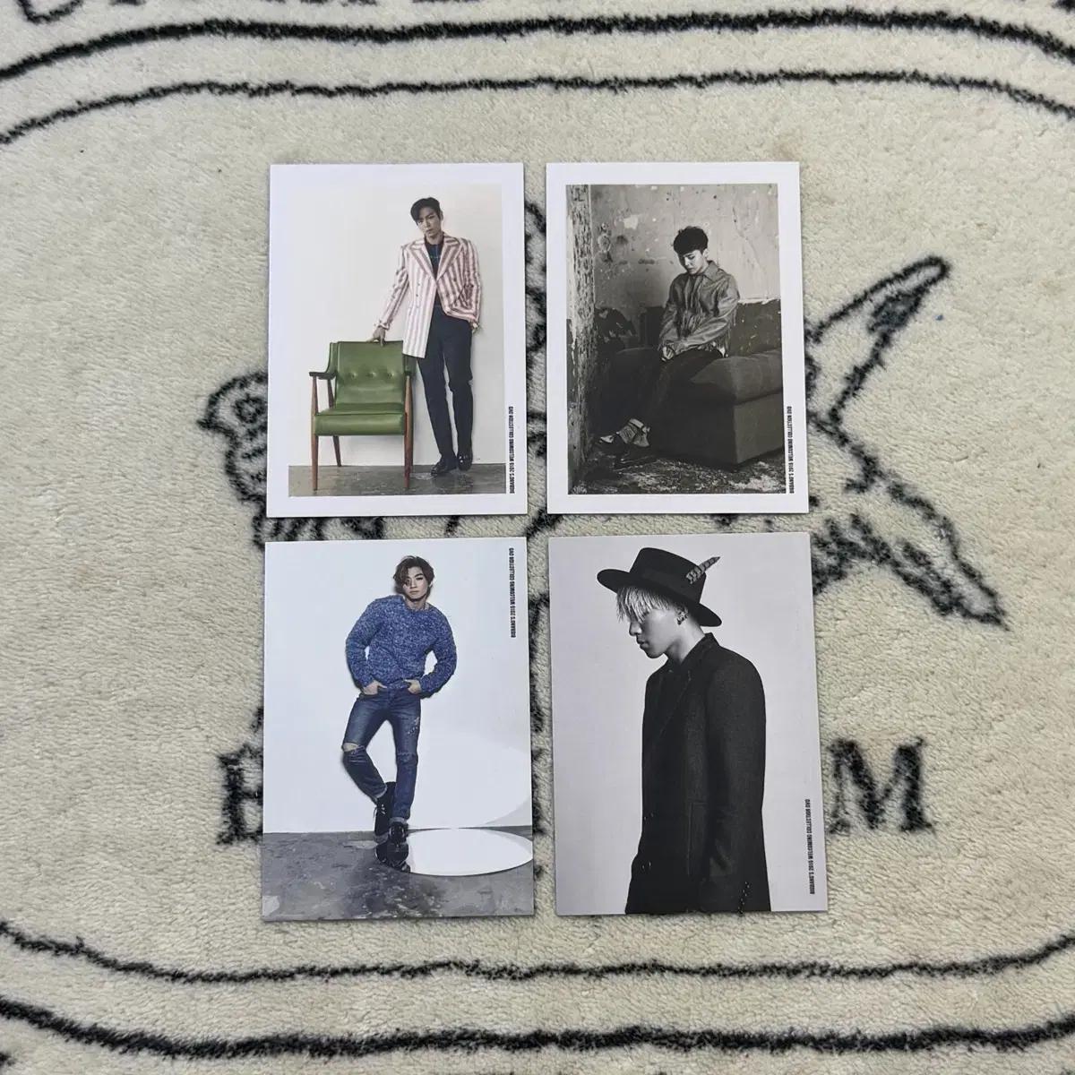 

Big Bang G-dragon Top Taeon Daesung Official Photo Card Photocard Goods