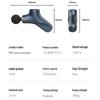 8beoka F2 Mini Fascia Gun: Electric Deep Muscle Relaxation Massager for Neck and Muscles