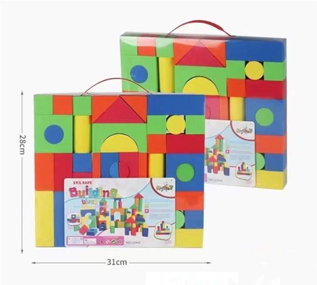 

Строительные блоки из пены ЭВА для детей – Мягкие, креативные игрушки для раннего развития, толщина 3,5 см, 46 штук