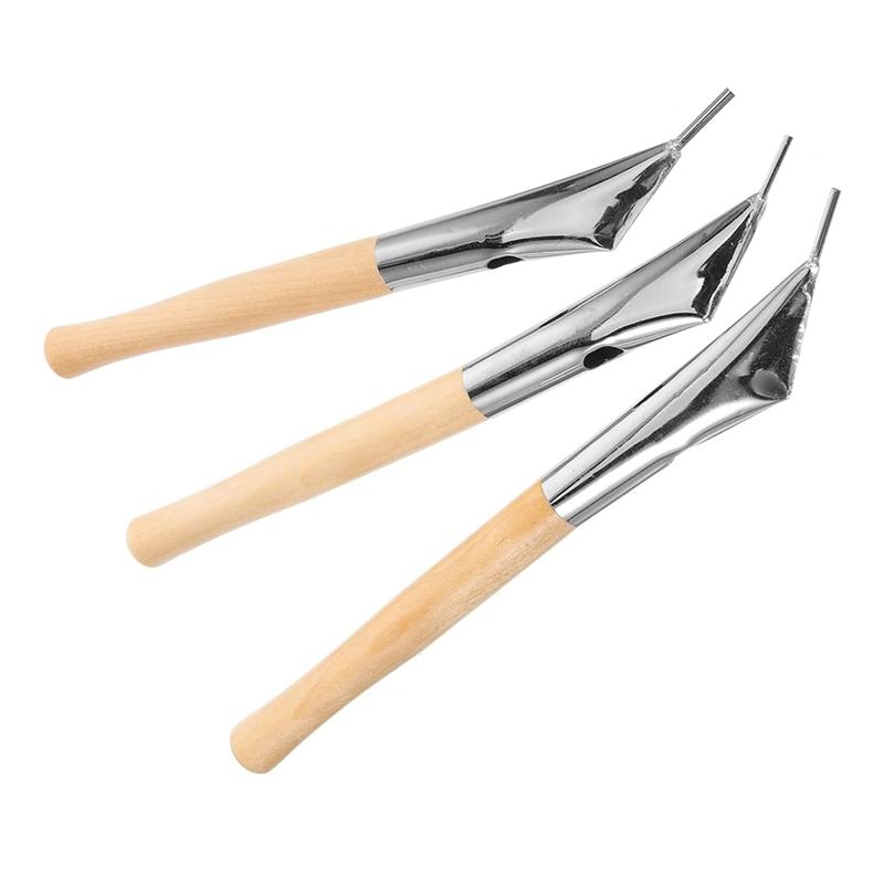 6Pcs Wax Tool Clay Tool Wax Sculpting Tools Batik Tool Clay Wax Pottery Tool Kit Pen Tool Batik Pen Wooden