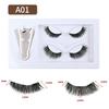 Reusable Magnetic False Eyelashes Set with Natural Curl – No Glue Needed, Easy Removal, Suitable for European and American Styles