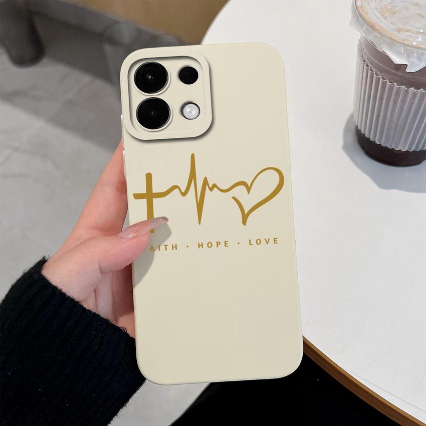 For Oppo K12 A5 A5X Realme 5 6 7 8 9 10 Pro Plus Phone Case Pretty Love Heart Pattern Soft Silicone Upgraded Anti Fall Protective Cover For Oppo Shell