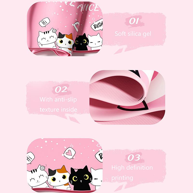 Kreslené plavecké čepice Vodotěsné Tištěné Roztomilé Dětské Plavecké Čepice Pro Chlapce A Dívky Ochrana Uší Plavecká Čepice Bazénové Doplňky