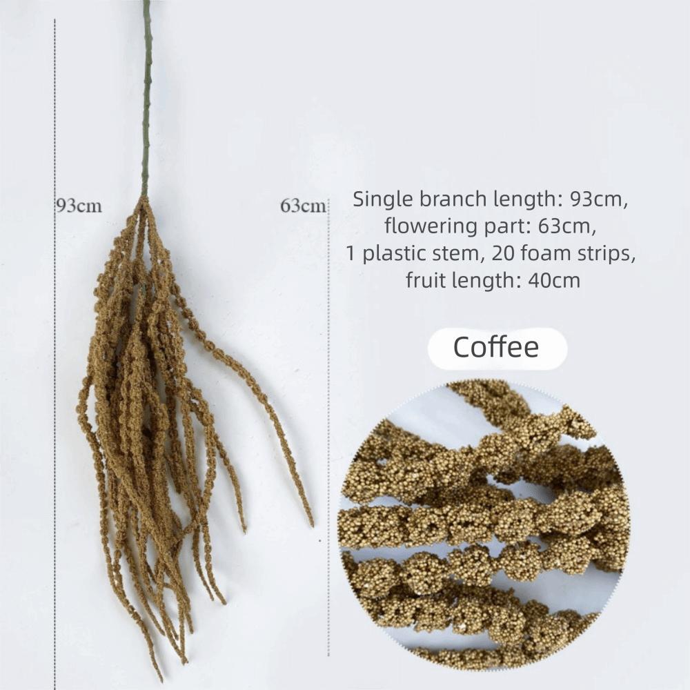 Flerfärgad Konstgjord Hängande Växt Prydnad Hängande Lång Tofs Blomma Gåva