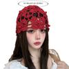 Breathable Pullover Cold Hat Hand-crocheted Beret Cap Fashion Knitted Beanie Cap  Women