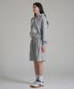 Noming One-Pleat Wide Sweat Bermuda Shorts - Grey