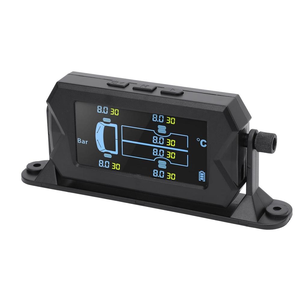 Tire Pressure Monitoring System Real Time Monitoring Pressure and Temperature Solar Charge RV TPMS