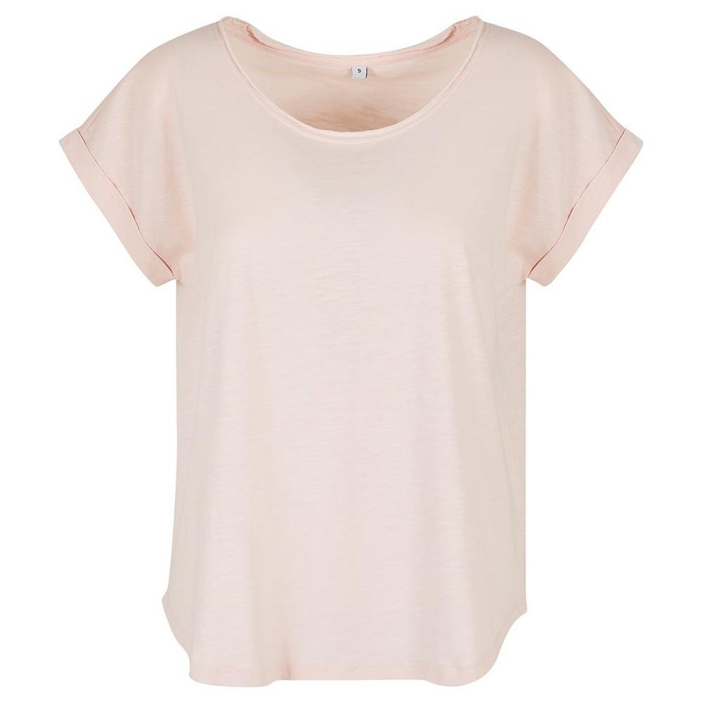 Construye tu marca Camiseta larga slub para mujer/señora