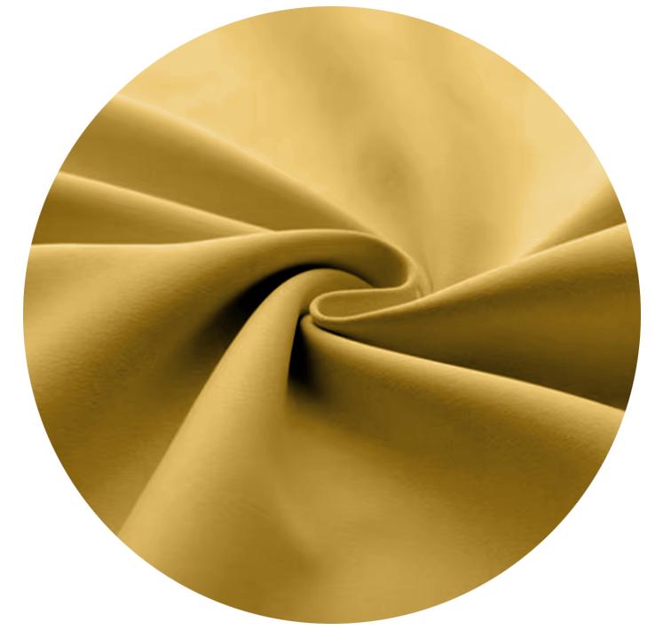 90% Thick Blackout Curtain With Rings And Grommets, Honey Mustard Yellow, 140X250