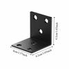 Metal Stainless Steel Corner Bracket 90 Degree Heavy Duty Angle Brace Durable Reinforced Corner Brace Board Shelf Support