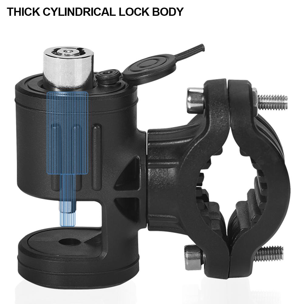 Universal Rotatable Multi-Function Motorcycle Bicycle Helmet Lock Anti-Theft Electric Bike Luggage Locks Safety