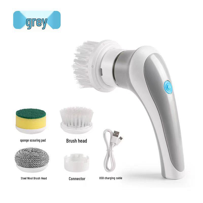 Wireless Electric Multi-functional Kitchen & Floor Cleaning Brush - Handheld, Waterproof, Powerful