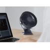 4000mAh Camping Fan Rechargeable Desktop Portable Air Circulator Wireless Ceiling Electric Fan Clip-on Home Desktop Bedside Clip Wall Fan