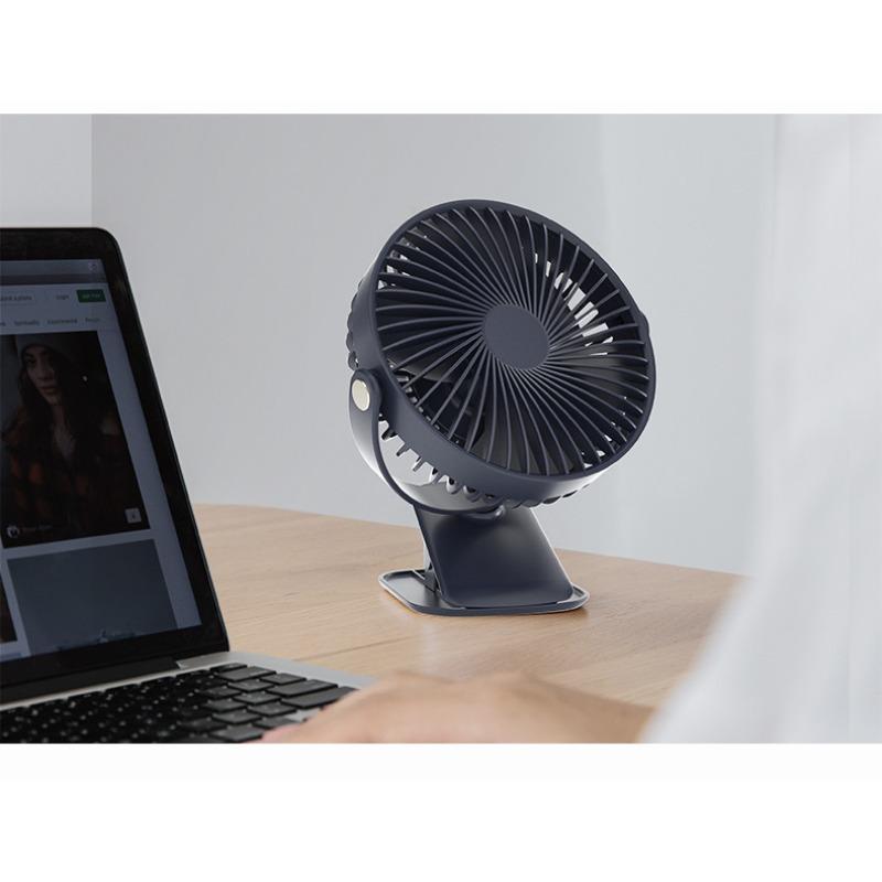 4000mAh Camping Fan Rechargeable Desktop Portable Air Circulator Wireless Ceiling Electric Fan Clip-on Home Desktop Bedside Clip Wall Fan