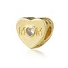 Perline Charm Oro Scintillante Pendenti Originali Europei Snake Fit Bracciale in Rame Collana Perline Per Gioielli Fai da Te Regalo Donna
