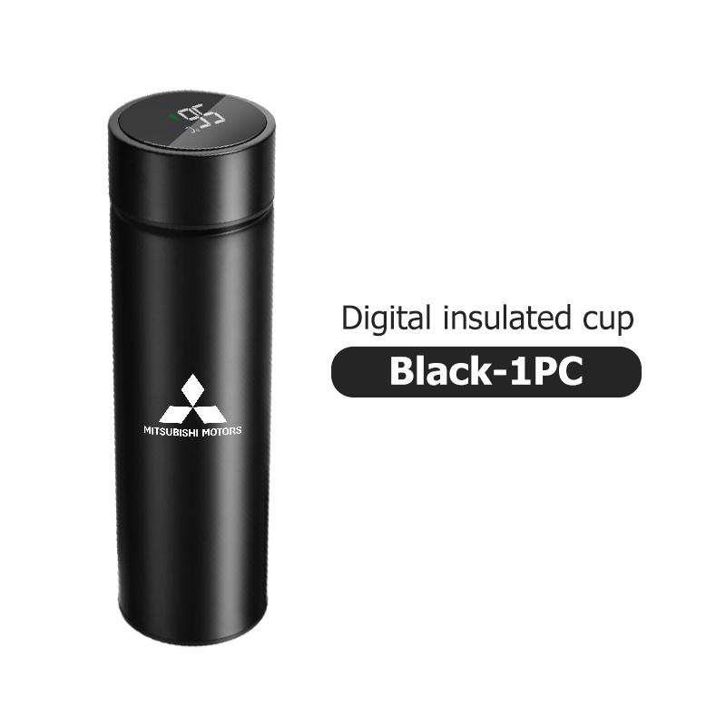 1PC 500ml Car Stainless Smart Thermos Mug Intelligent Temperature Display Bottle For Mitsubishi Outlander Lancer Cross Colt