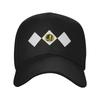 MMPR Black Ranger With Coin Baseball Cap Unisex Trucker Worker Cap Power Rangers Dad Hat Adjustable Snapback Caps Sun Caps