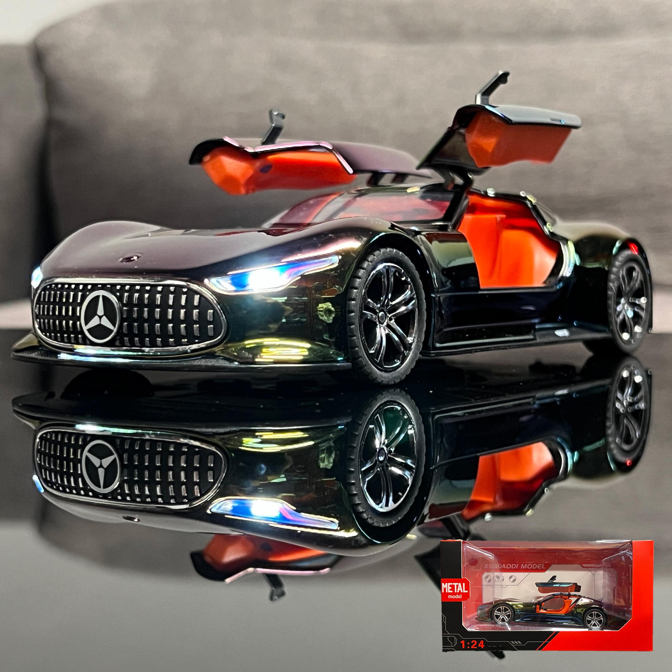 

1:24 Бенц AMG Vision GT Суперкар Металевий Литий Модель Автомобіля Домашня Модна Іграшка Декорації Прикраси Святкові Подарунки З Хлопцем Дітьми