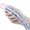 Flexible Double Headed Dildo Realistic Bendable Strap-On Toy for Couples Long