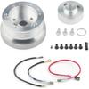 High Quality 5 & 6 Hole Billet Aluminum Steering Wheel Hub Adapter For 1976-1995 JEEP CJ5 CJ6 CJ7 Wrangler Cherokee SW-1033