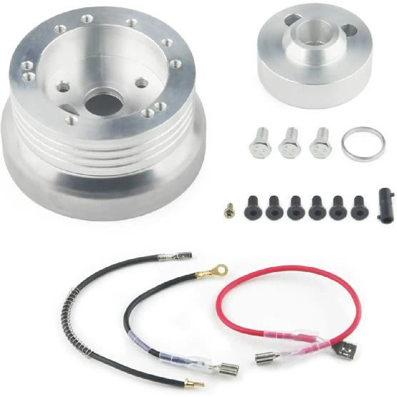 High Quality 5 & 6 Hole Billet Aluminum Steering Wheel Hub Adapter For 1976-1995 JEEP CJ5 CJ6 CJ7 Wrangler Cherokee SW-1033