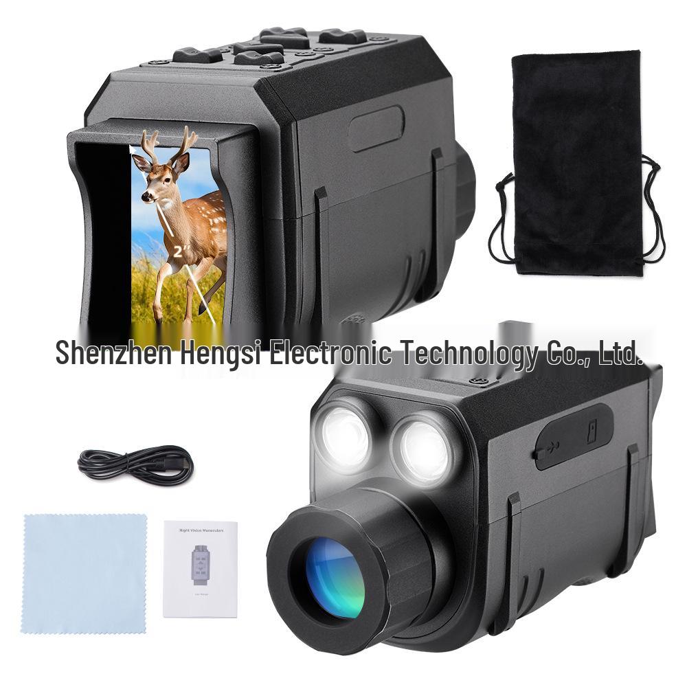 4K 12x Monocular Infrared Night Vision Telescope with Photo and Video Capability