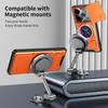 KEYSION Magnetic Phone Case for TECNO Pova 6 6 Pro 5G Slide Camera Lens Protection Upright Kickstand Ring Shockproof Back Cover