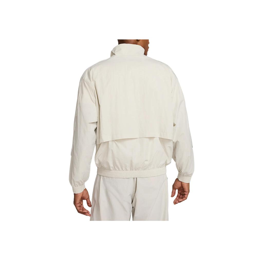 Nike Sportswear Solo Swoosh Comfortable Breathable Windproof Warm Jacket Men Jacket Light-Bone FB8622-072
