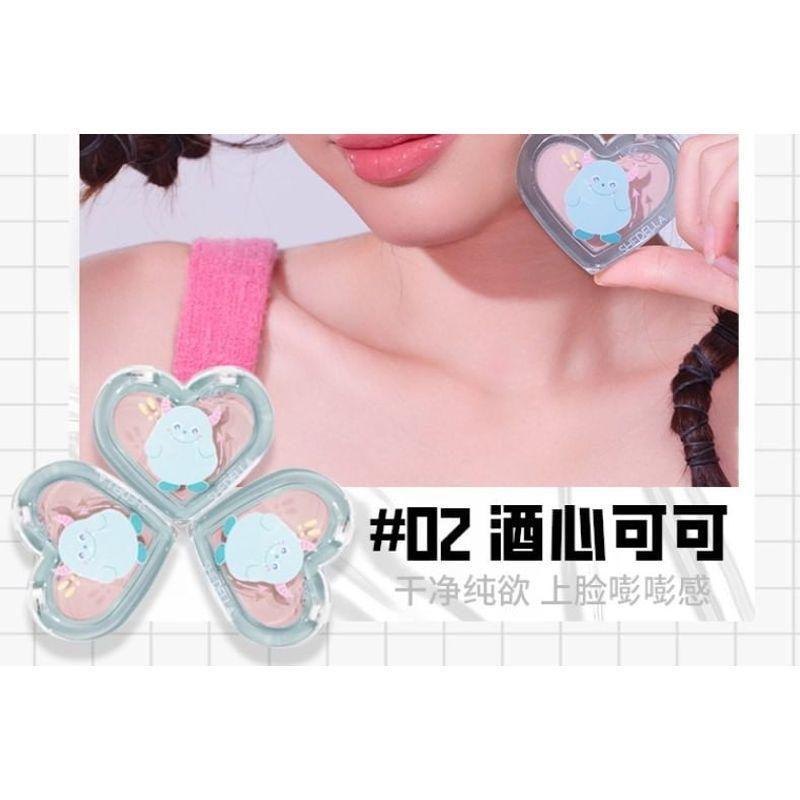 SHEDELLA - Heart Cheek Blusher - LM01-02