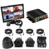 720P 4Ch Car Bus Dvr 4G Wireless Gps Realtime Video Recorder Box + 4X Ccd Camera