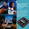 TITAK Premium 1-Channel Passive DI Box Balanced/Unbalanced Signal Converter with XLR & TRS Ports Audio Box Balanced & Unbalance