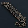 Wonderful Amethyst Gemstone Handmade Pure Copper Wire Wrapped Bracelet Jewelry