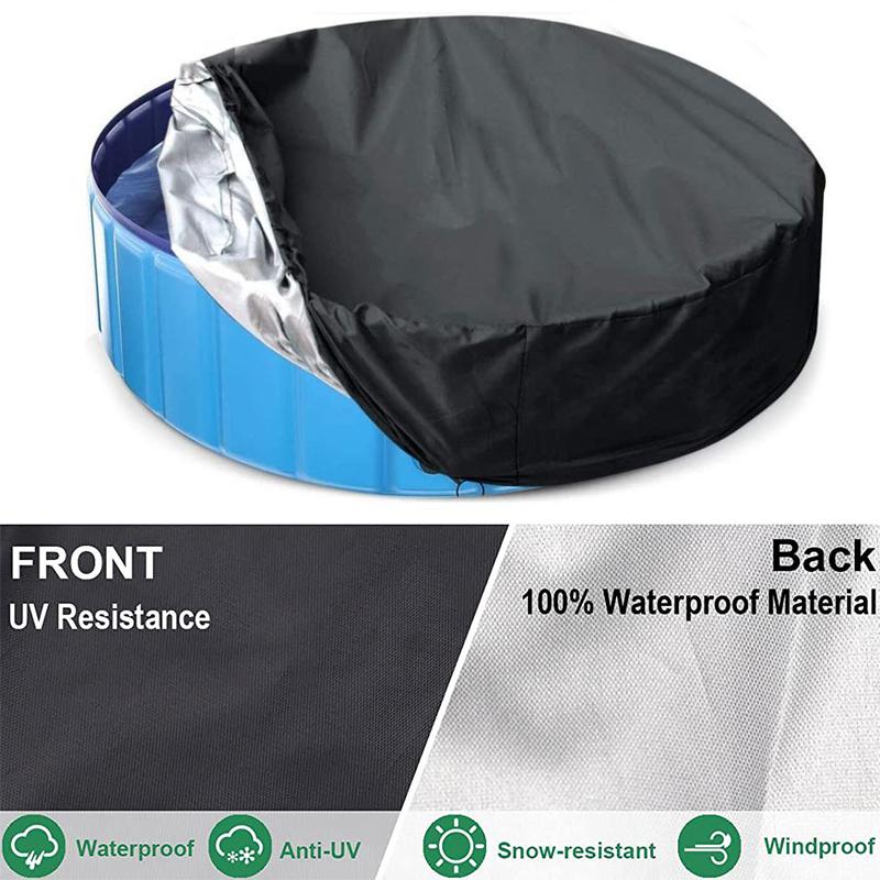 1PC Heavy-Duty BBQ Grill Cover with Dustproof Design Weatherproof Dustproof Cover for Grill 8FT/10FT
