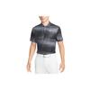 Polo Shirts Men's Black Polo Collar Moderate Straight Fit DN2237-068