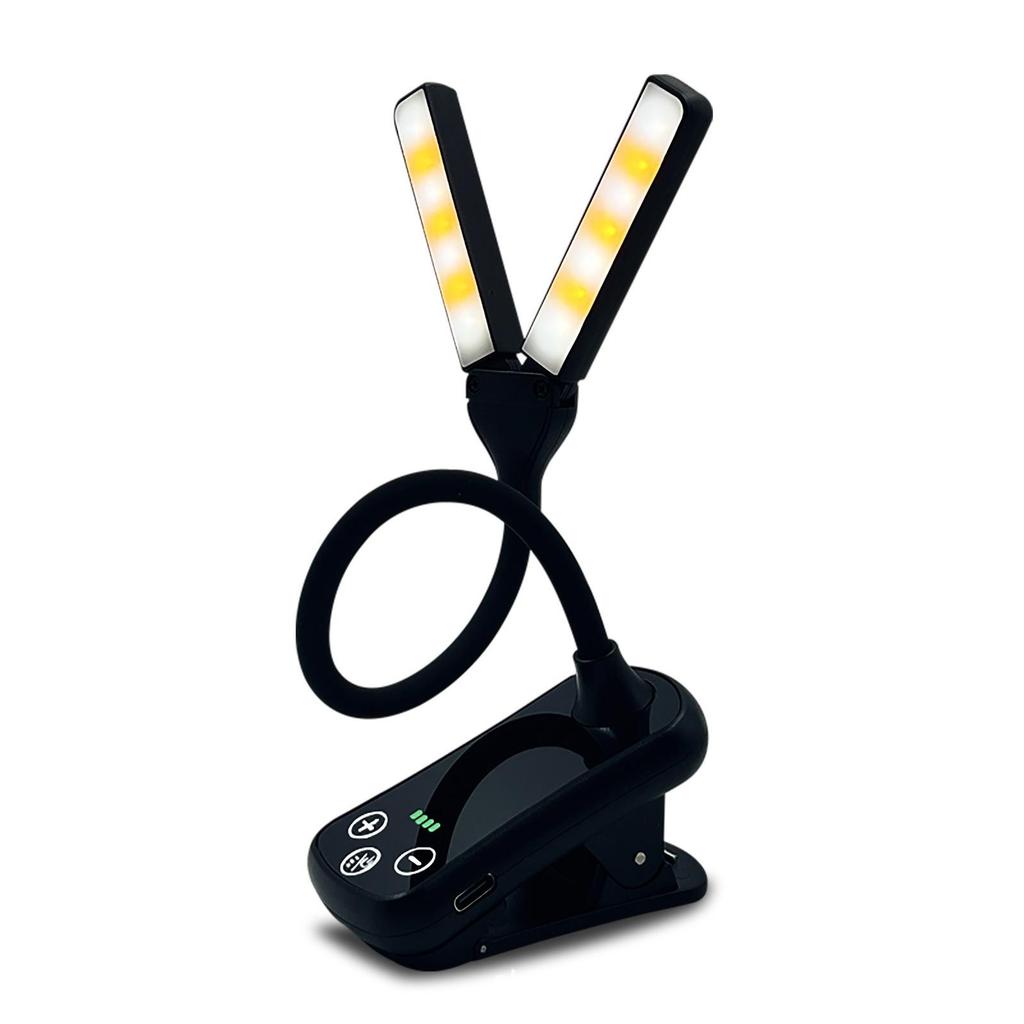 14-LED Type-C USB Dimmable Reading Lamp with Eye Protection for Dorm or Bedside