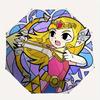 1pc Legend of Zelda Automatic Umbrella Durable Iron Frame & Plastic Handle, Gift for Men & Women, Sturdy Construction,Playful Design yy250826151