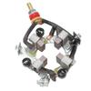 Motor Carbon Brush Kit 45mm Center Bore Starter Carbon Brush Holder Repair Kit for 8000?20000lb 4X4
