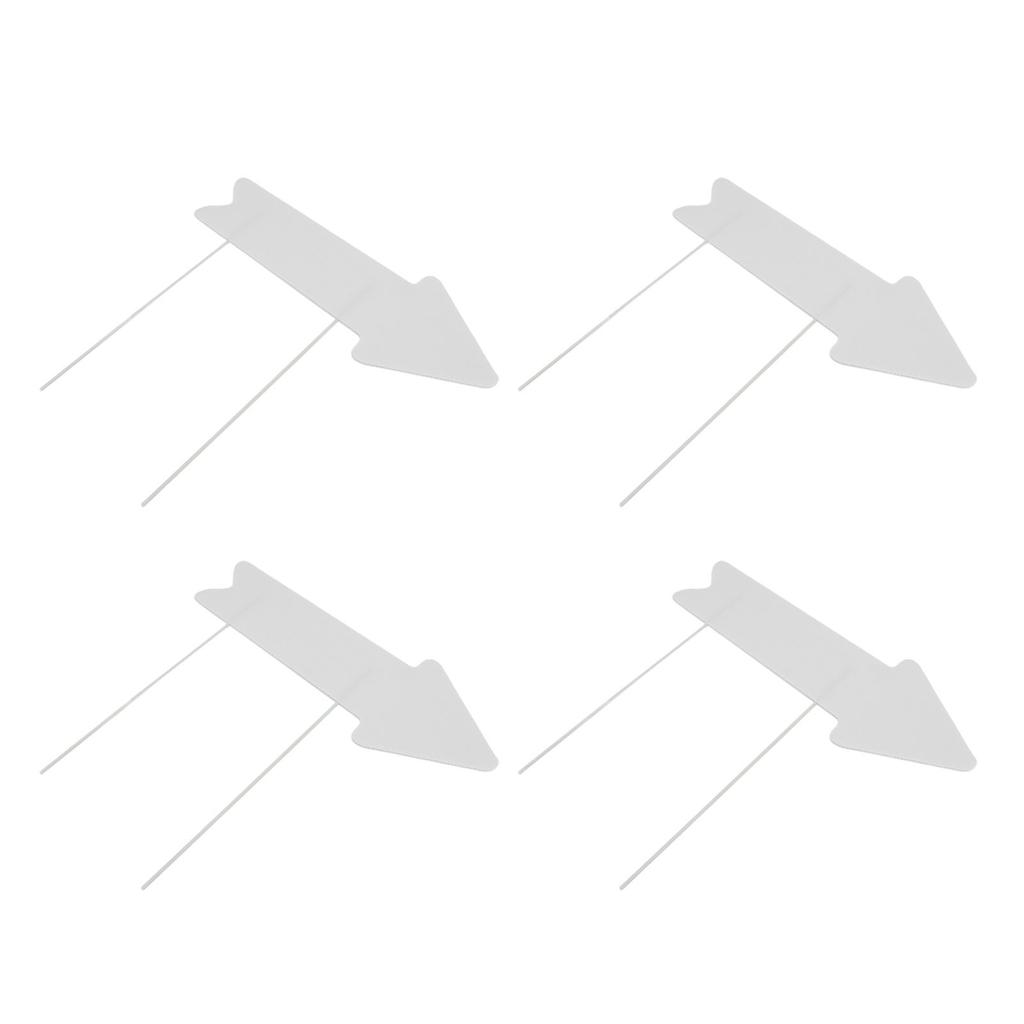 Blank Arrow Signs with Stakes Double Side Water Proof Directional Signs for Wedding Party Decor