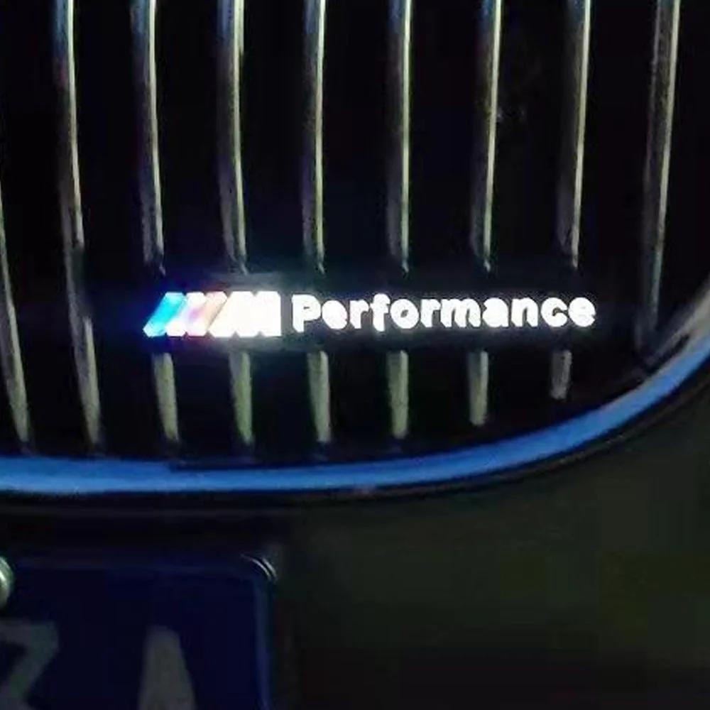 ubfpx3 Suitable for BMW M standard front grille mesh badge LED modification X1 X3 X5 M luminous logo with light decoration accessories.