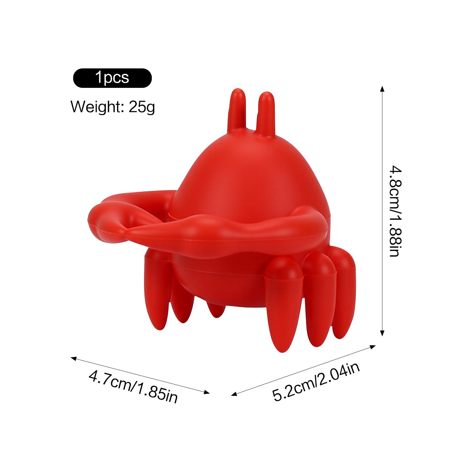 

Crab Silicone Plant Holder Creative Gardening Clips Greenhouse Fixed Rod Indoor Flower Plant Vine Climbing Bracket Accessories