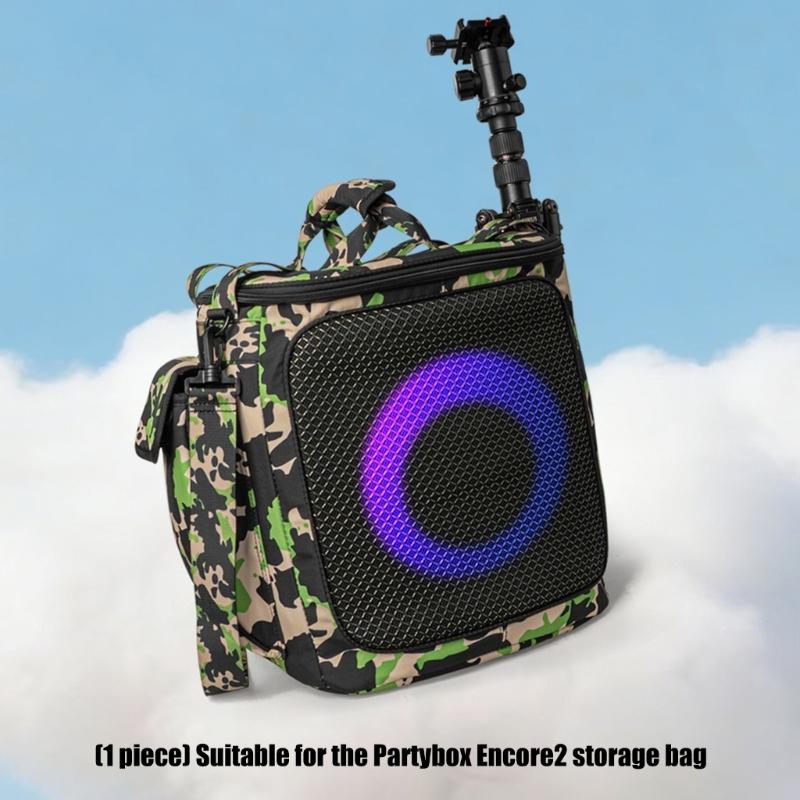 Estuche de Transporte Protector Para Altavoz Encore 2 Bolsa con Asa Cómoda y Múltiples Bolsillos de Almacenamiento para Accesorios