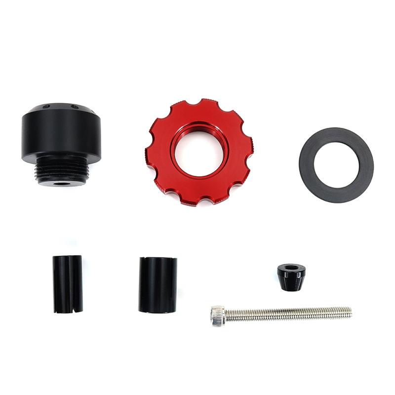 For Suzuki GSXR125 GSX-R600 GSXR 750 GSXR1000 GSX1300R SV650 TL1000S Throttle Lock Cruise Control Throttle Clamp Assist End Bar style 2 red