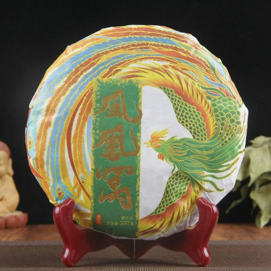 2021 Yiwu Fenghuangwo Ancient Tree Pu er Tea Cake 357g - Pure Raw Tea for Daily Enjoyment 357g