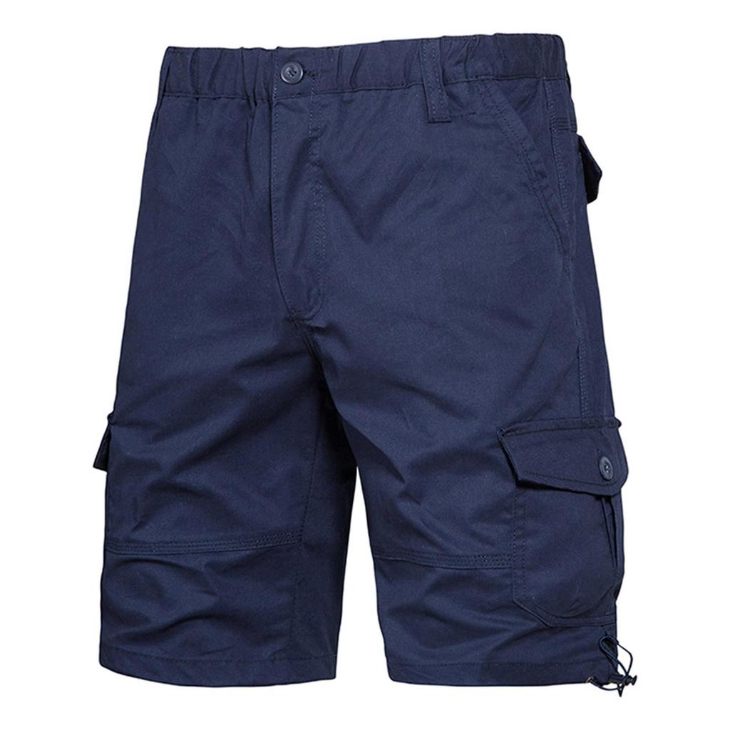 Pantaloncini cargo multitasche estivi da uomo Pantaloncini cargo larghi tinta unita alla moda casual da uomo