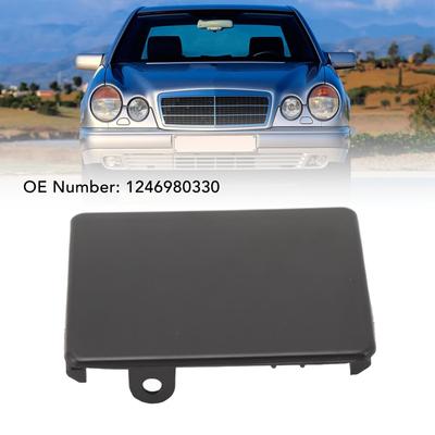 Rocker Panel Jack Cover Trim Wear Proof Easy Install Side Skirt Jack Caps 1246980330 Sleek for E‑Class 300D 400E 300E 300TE