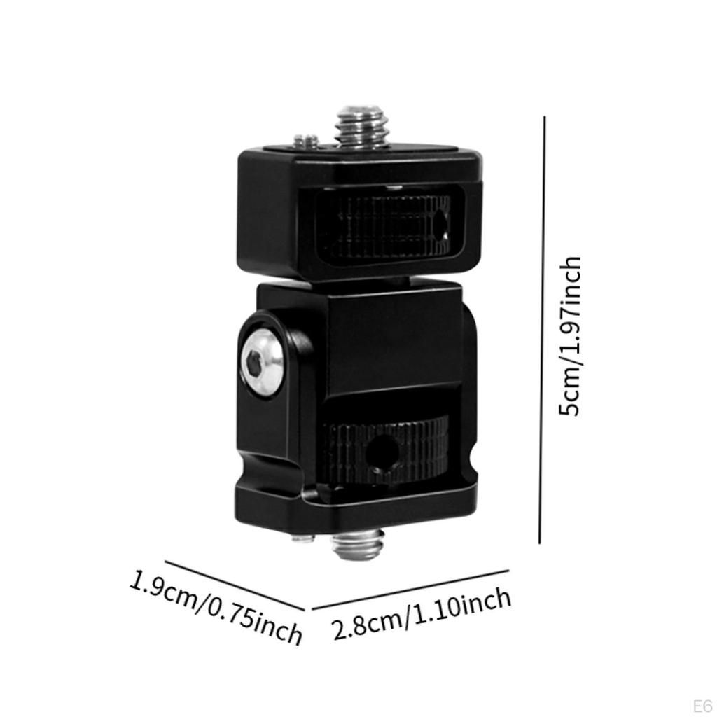 Fluid Head Pan Tilt Monitor Holder Mount Rod Clamp Small Mini Tripod for Mirrorless