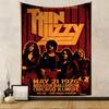 Tapestry da Parete Fai-da-te Anime Band Rapper Classica Thin Lizzy per Soggiorno Casa Dormitorio Decorazione Arte da Parete