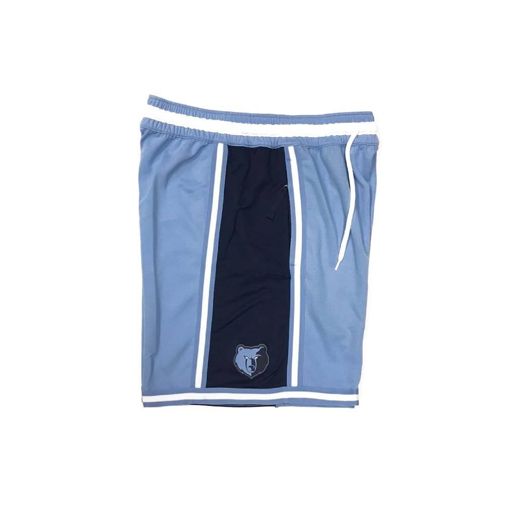 Nike Dri-FIT NBA Memphis Grizzlies Color Block Straight Leg Quick Dry Basketball Shorts Men Shorts Light-Blue FN5368-419