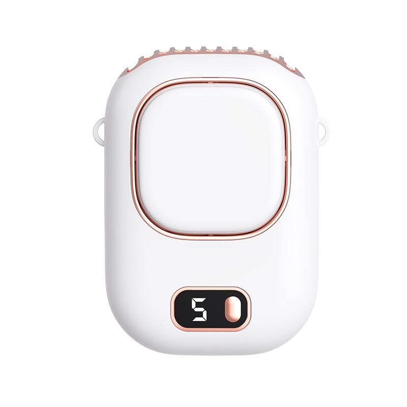 2026 Waist-Hanging Mini USB Fan: Powerful Wind, Customizable Logo, Neck-Hanging, USB Rechargeable