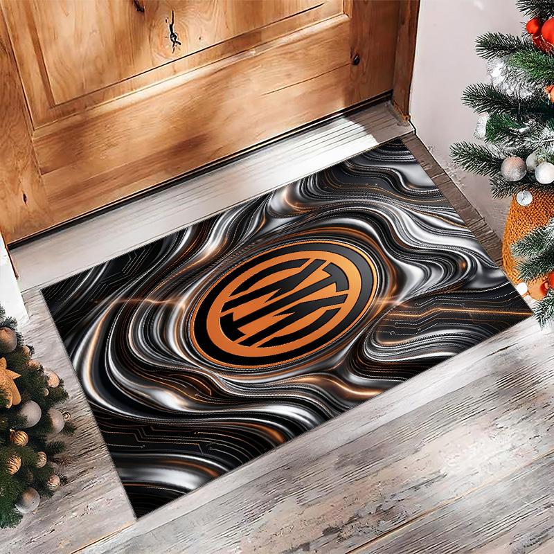 Borussia Dortmund Printed Flannel Area Rug Non Slip Soft Polyester Floor Carpet Indoor Decor Mat for Bedroom Living Room Sofa